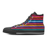 Coloful Mexican Baja Men's High Top Shoes-grizzshop