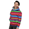 Coloful Mexican Baja Men's Hoodie-grizzshop