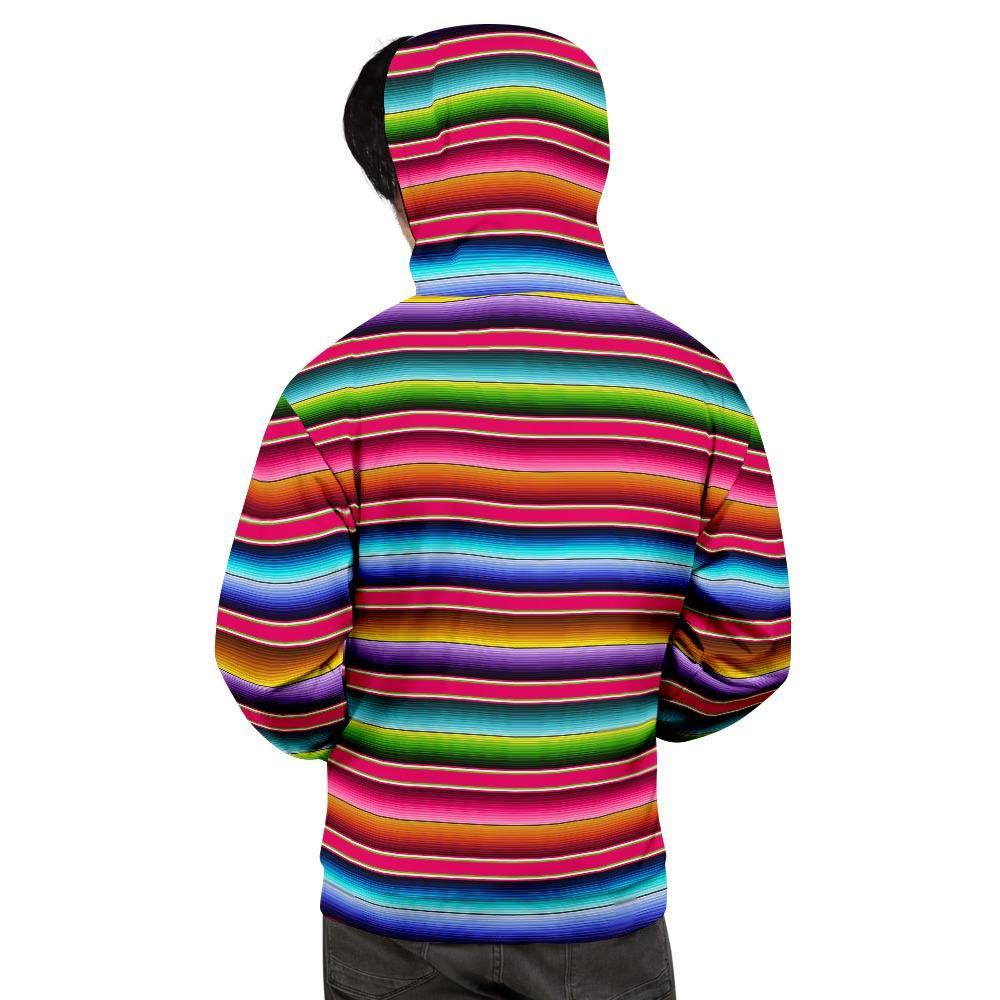 Coloful Mexican Baja Men's Hoodie-grizzshop