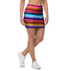 Coloful Mexican Baja Mini Skirt-grizzshop