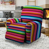 Coloful Mexican Baja Recliner Cover-grizzshop