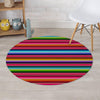 Coloful Mexican Baja Round Rug-grizzshop