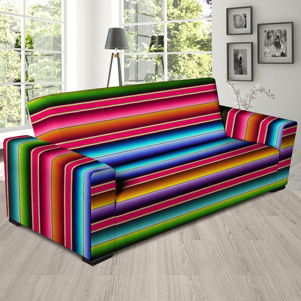 Coloful Mexican Baja Sofa Cover-grizzshop