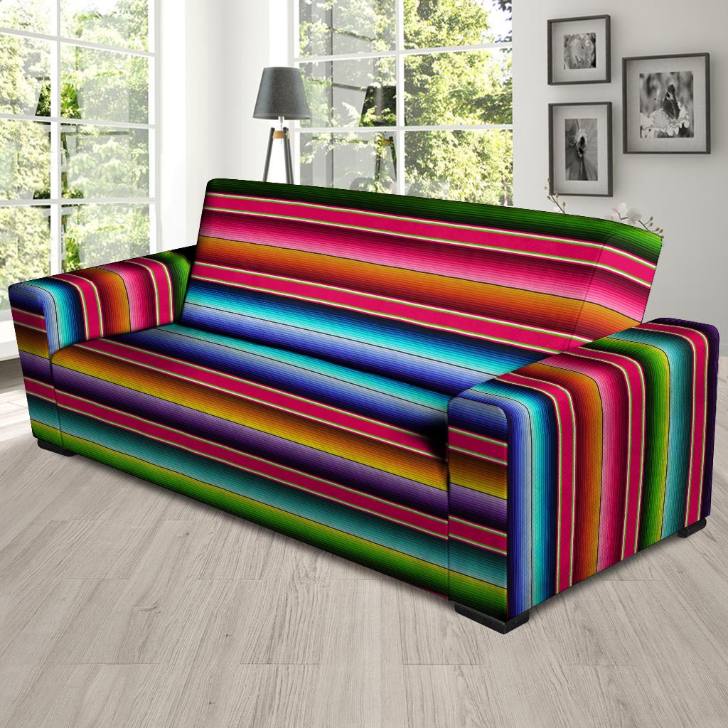 Coloful Mexican Baja Sofa Cover-grizzshop