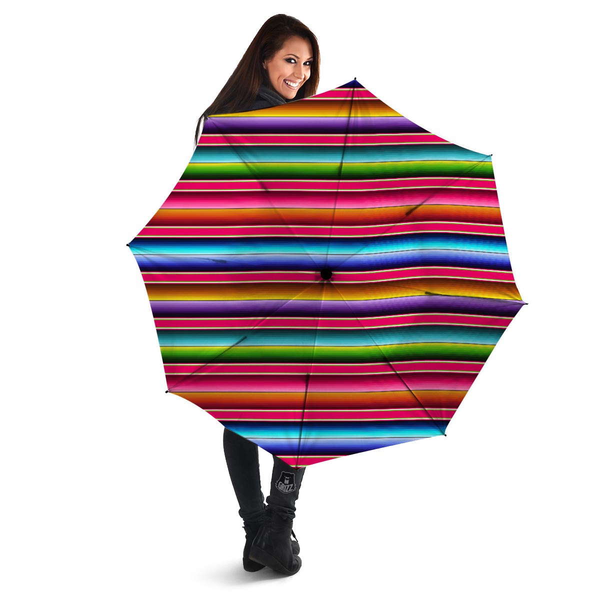 Coloful Mexican Baja Umbrella-grizzshop