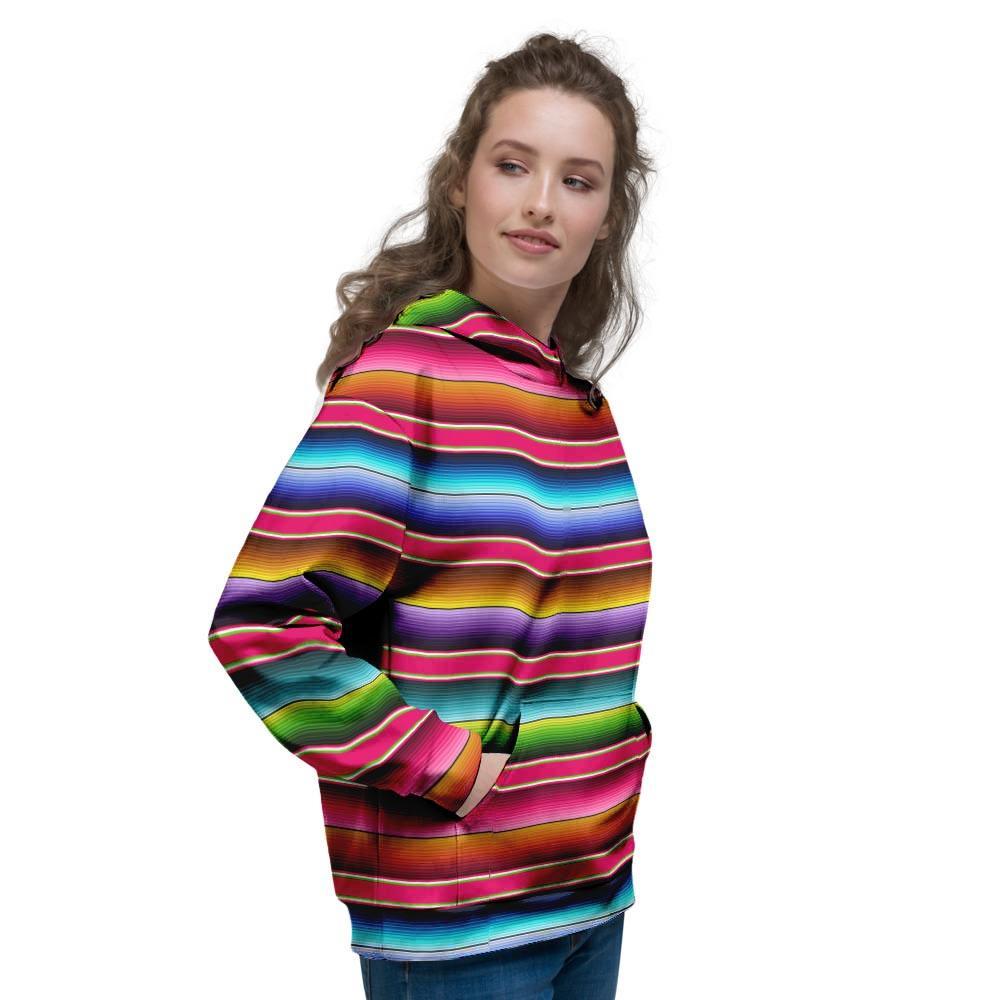 Coloful Mexican Baja Women's Hoodie-grizzshop