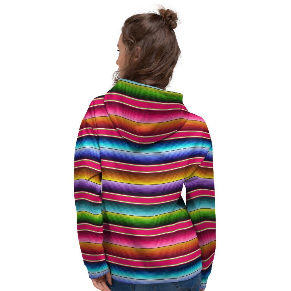 Coloful Mexican Baja Women's Hoodie-grizzshop