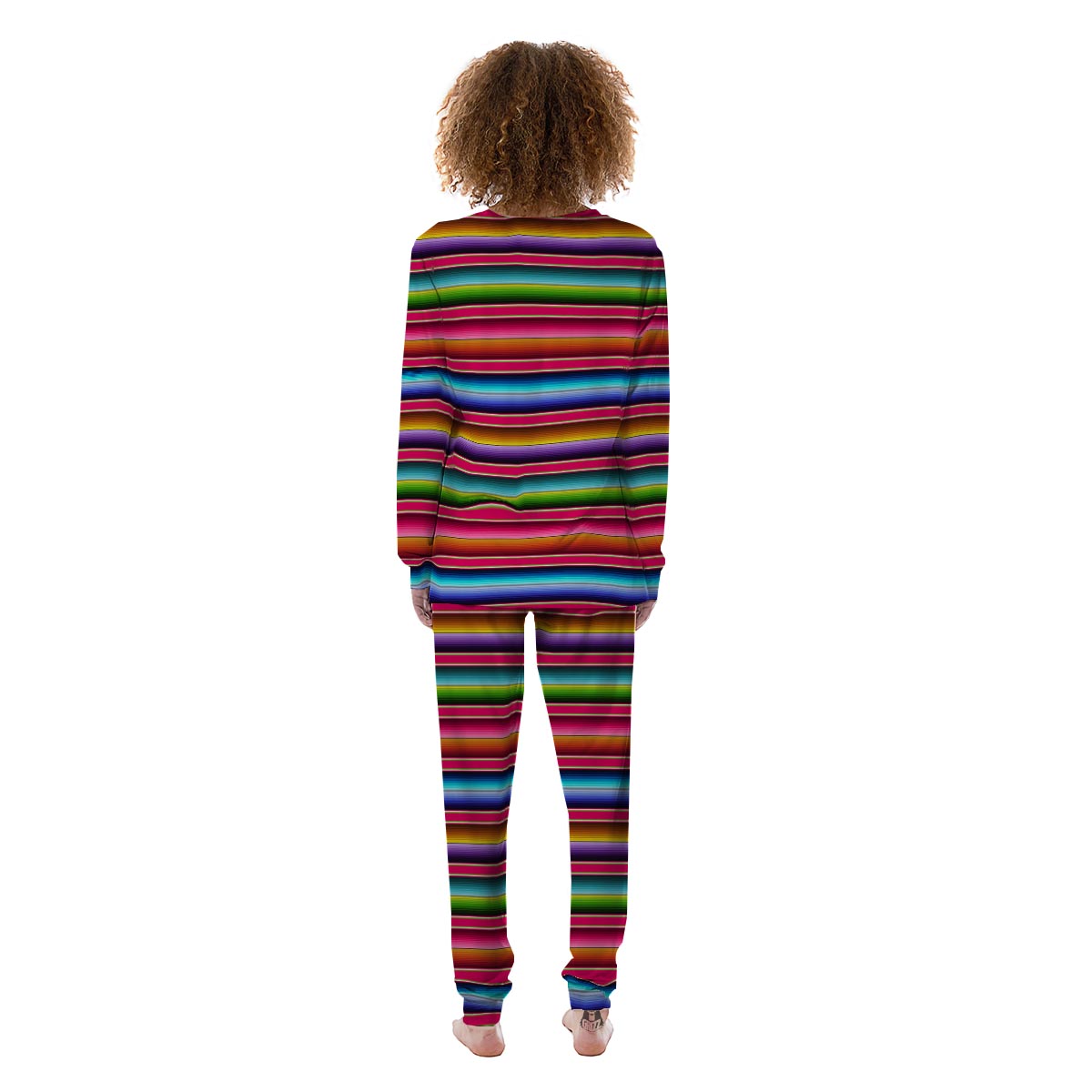 Coloful Mexican Baja Women's Pajamas-grizzshop