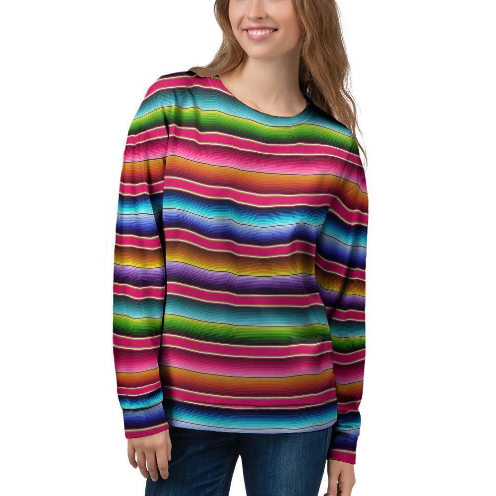 Coloful Mexican Baja Women's Sweatshirt-grizzshop