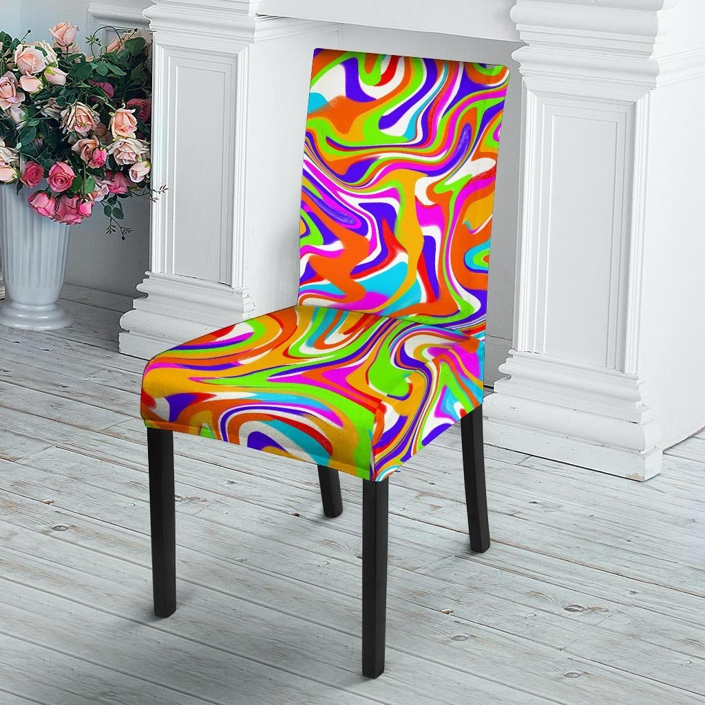 Colorful Abstract Chair Cover-grizzshop