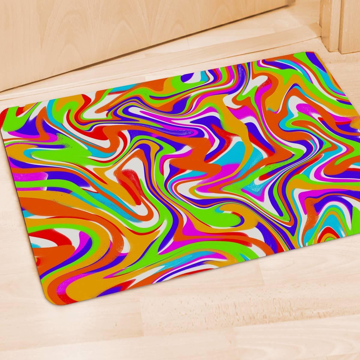Colorful Abstract Door Mat-grizzshop