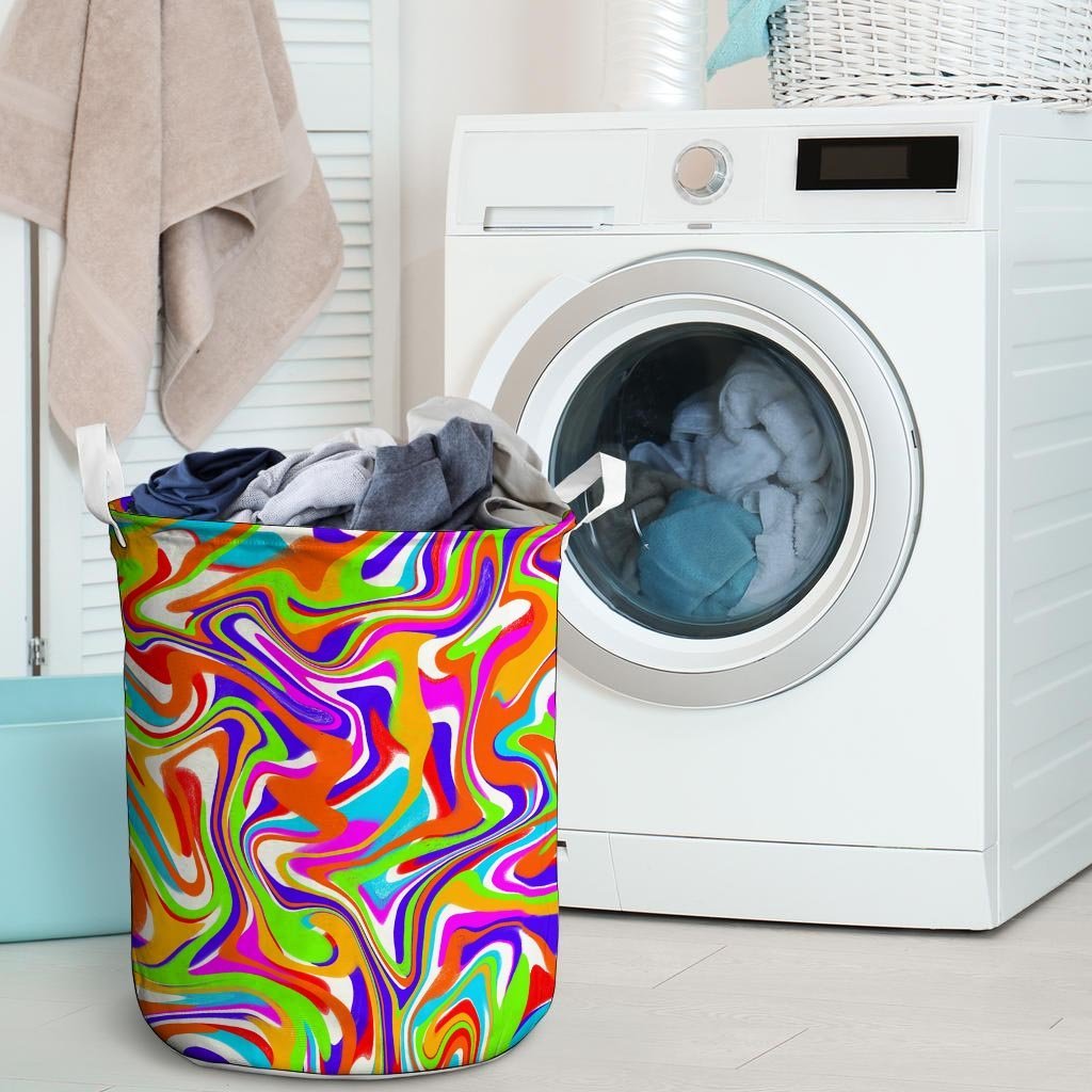 Colorful Abstract Laundry Basket-grizzshop