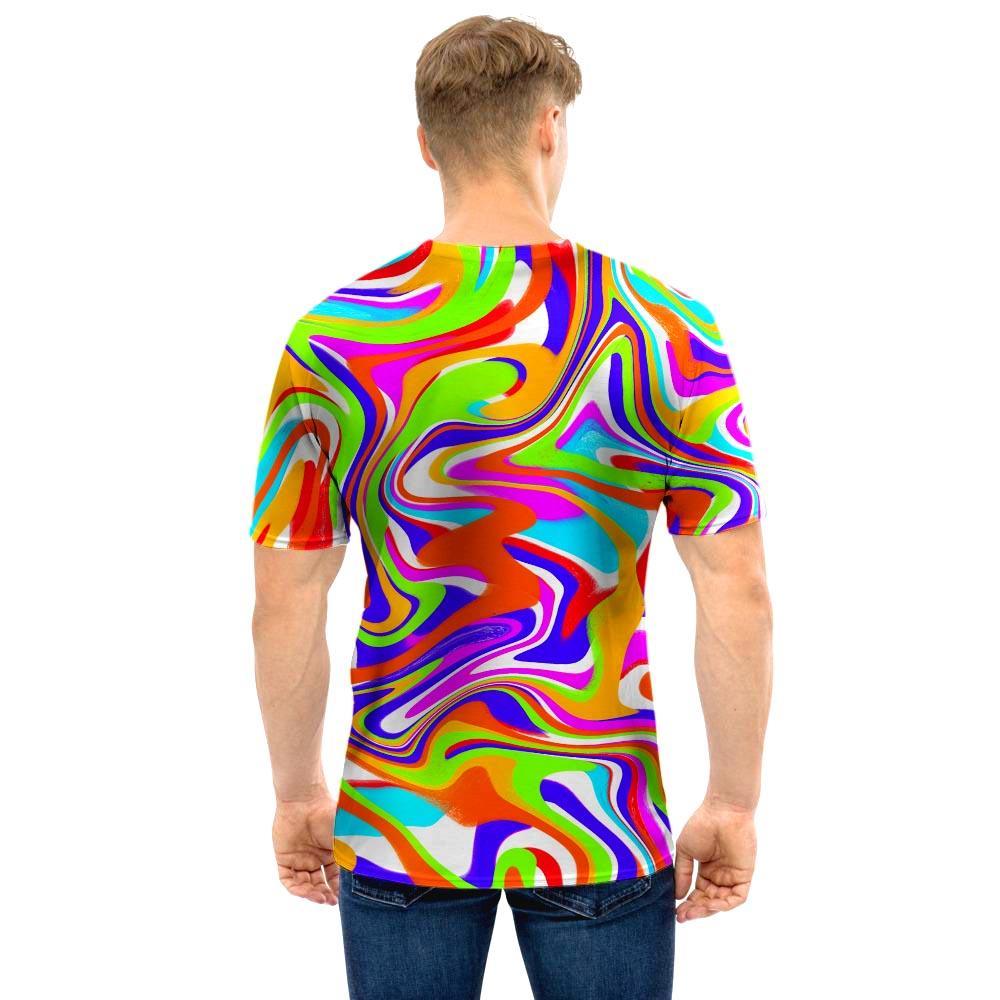 Colorful Abstract Men T Shirt-grizzshop