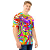 Colorful Abstract Men T Shirt-grizzshop