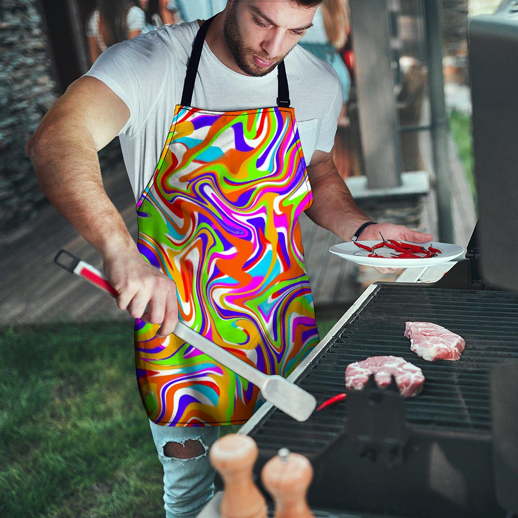 Colorful Abstract Men's Apron-grizzshop