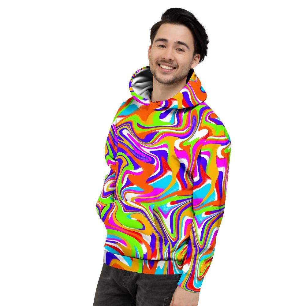 Colorful Abstract Men's Hoodie-grizzshop