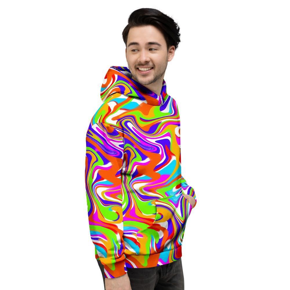 Colorful Abstract Men's Hoodie-grizzshop