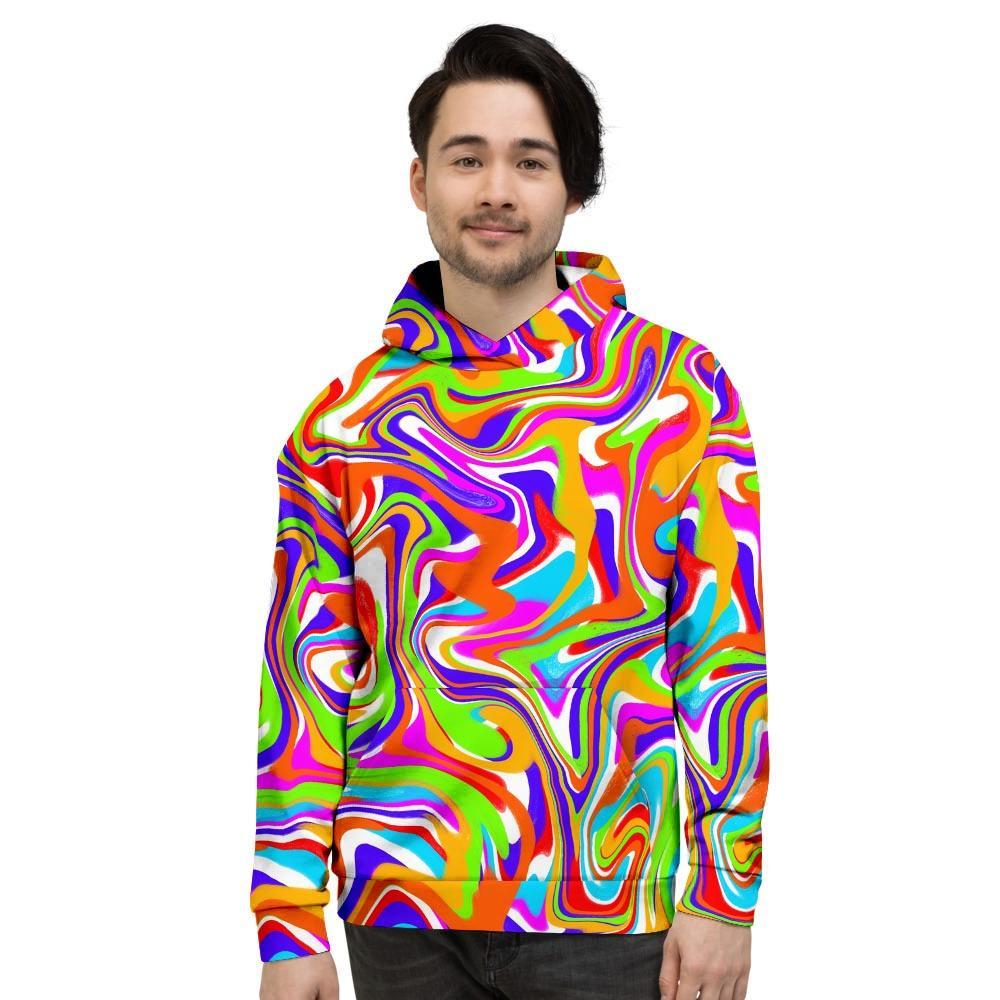 Colorful Abstract Men's Hoodie-grizzshop