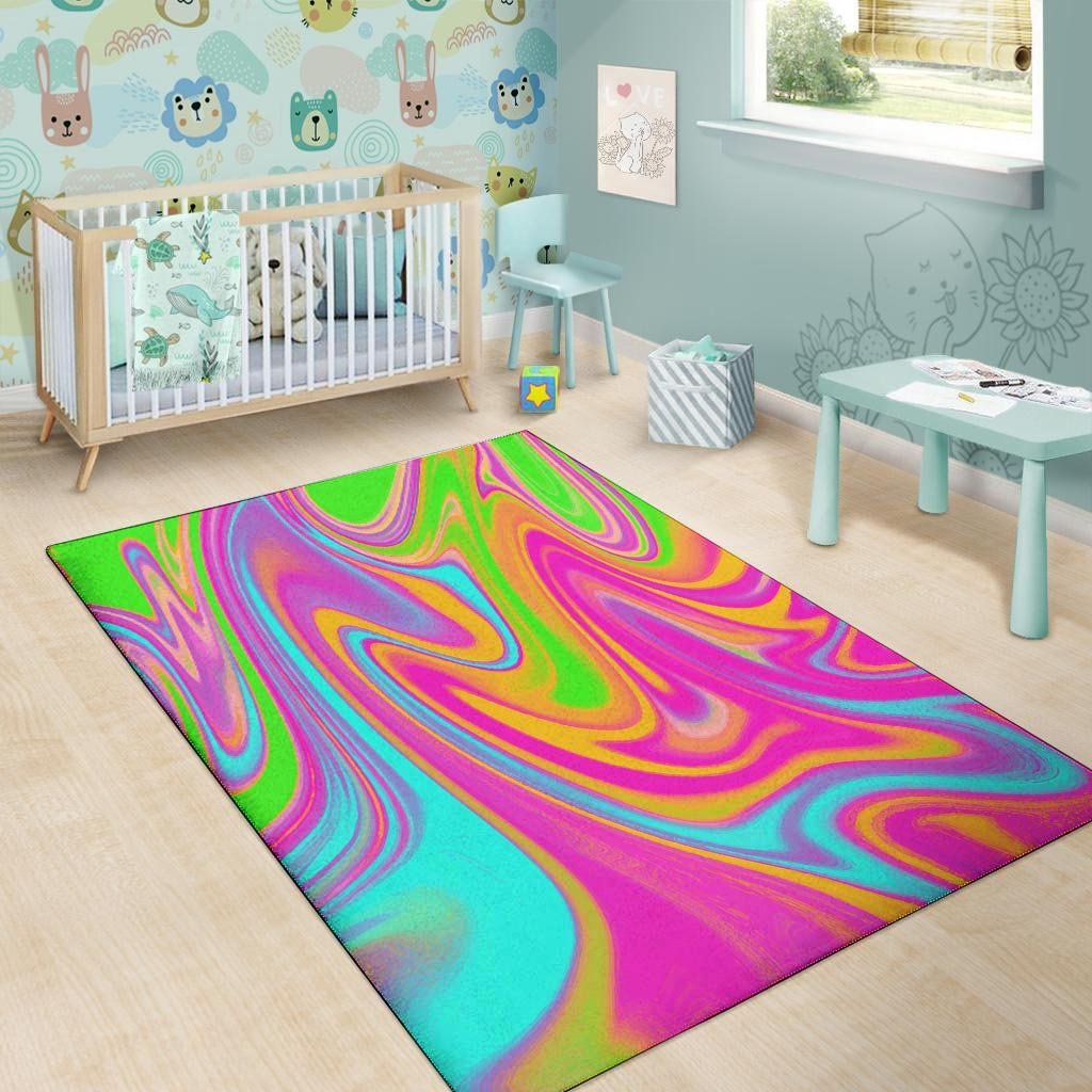 Colorful Abstract Paint Floor Mat-grizzshop