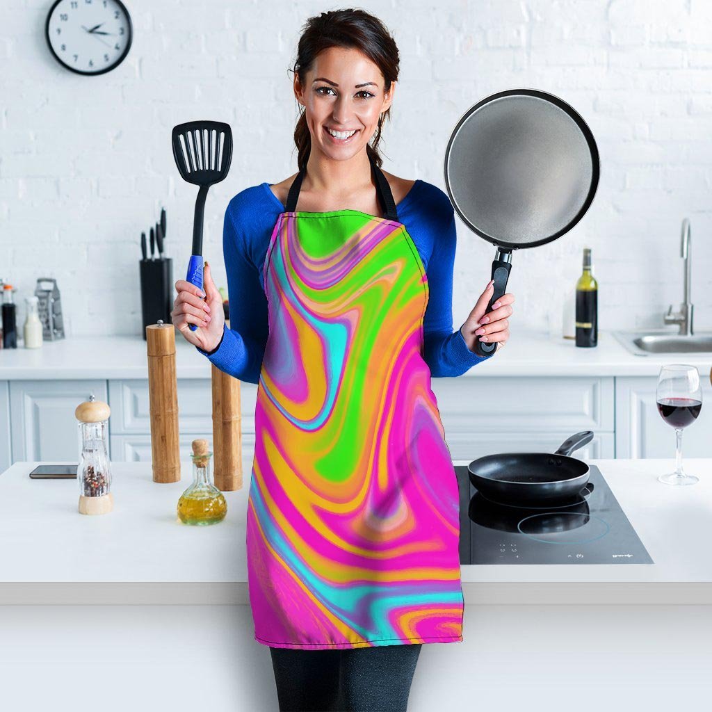 Colorful Abstract Paint Women's Apron-grizzshop