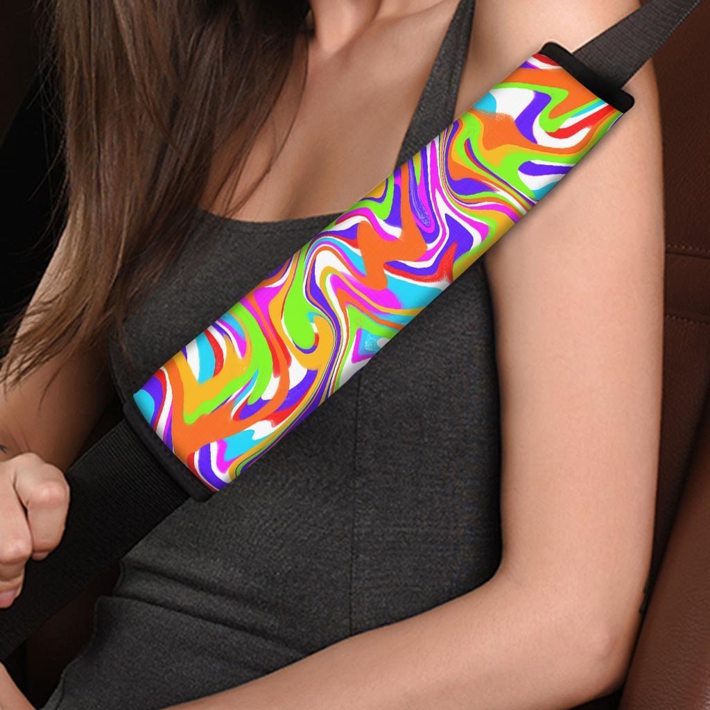 Colorful Abstract Seat Belt Cover-grizzshop