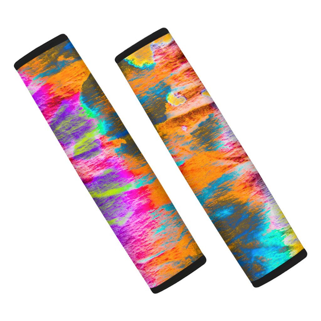 Colorful Abstract Tie Dye Seat Belt Cover-grizzshop