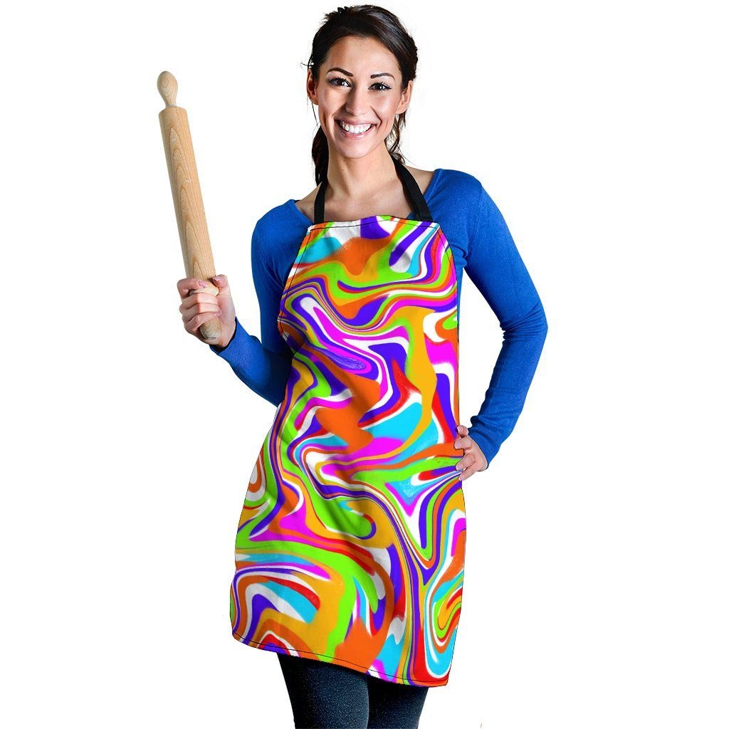 Colorful Abstract Women's Apron-grizzshop