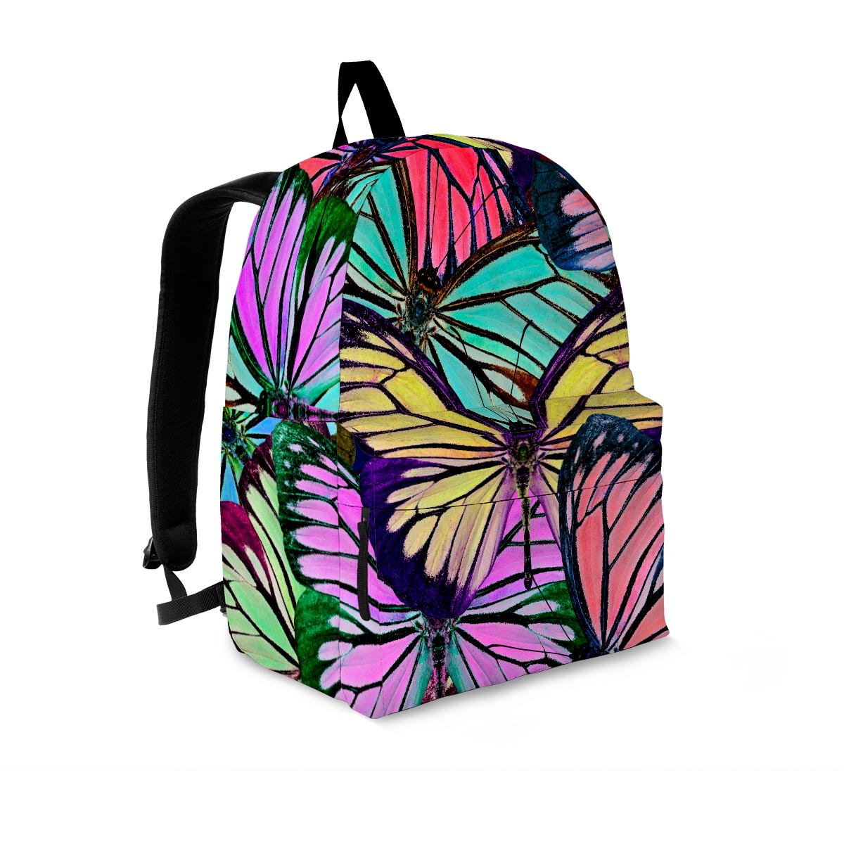 Colorful Butterfly Print Backpack-grizzshop