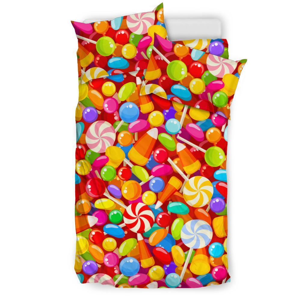 Colorful Candy Pattern Print Duvet Cover Bedding Set-grizzshop
