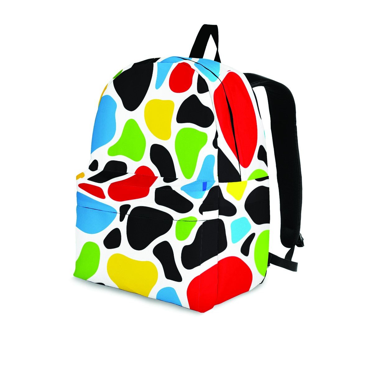 Colorful Cow Print Backpack-grizzshop