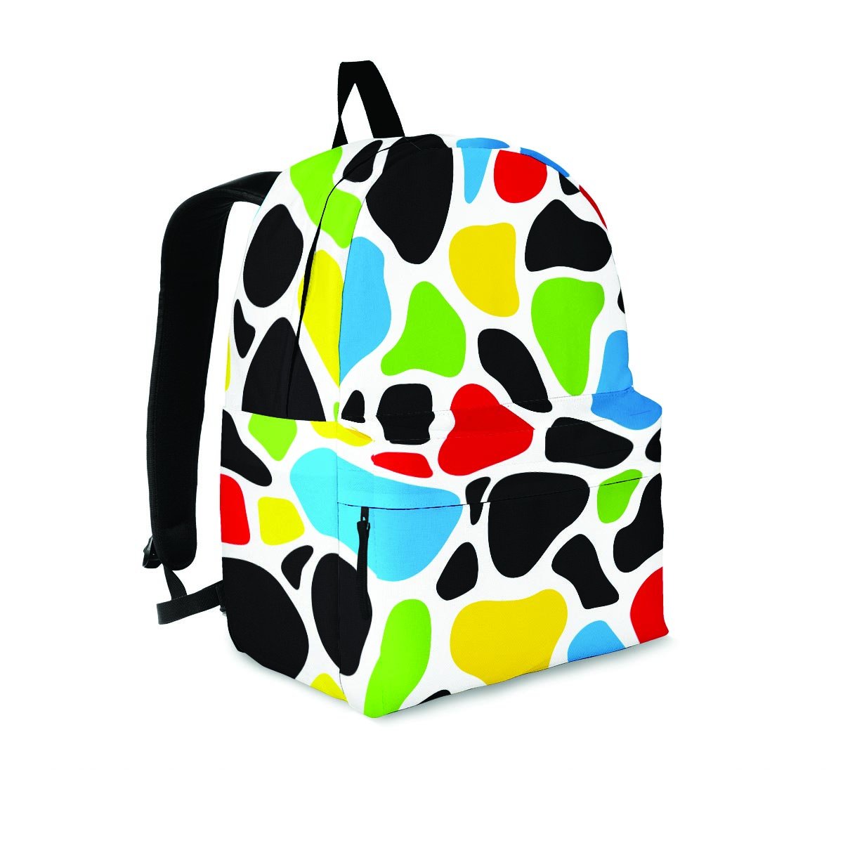 Colorful Cow Print Backpack-grizzshop