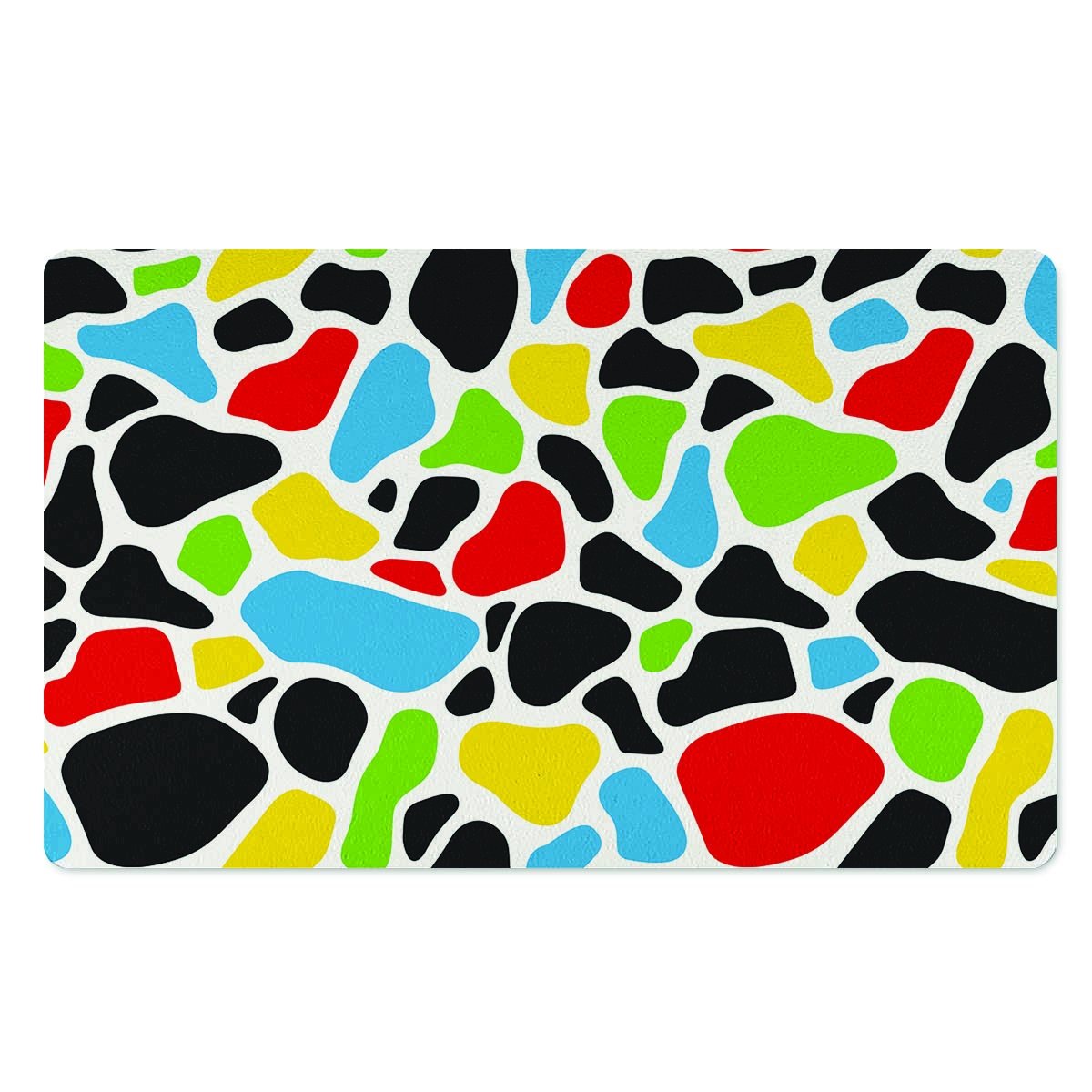 Colorful Cow Print Door Mat-grizzshop