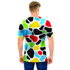 Colorful Cow Print Men T Shirt-grizzshop