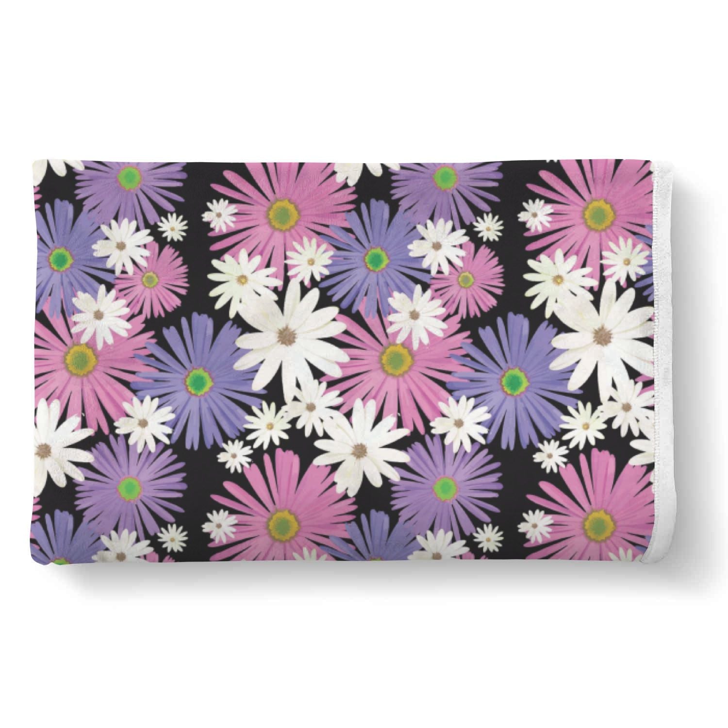 Colorful Daisy Pattern Print Throw Blanket-grizzshop