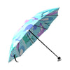 Colorful Dolphin Pattern Print Foldable Umbrella-grizzshop