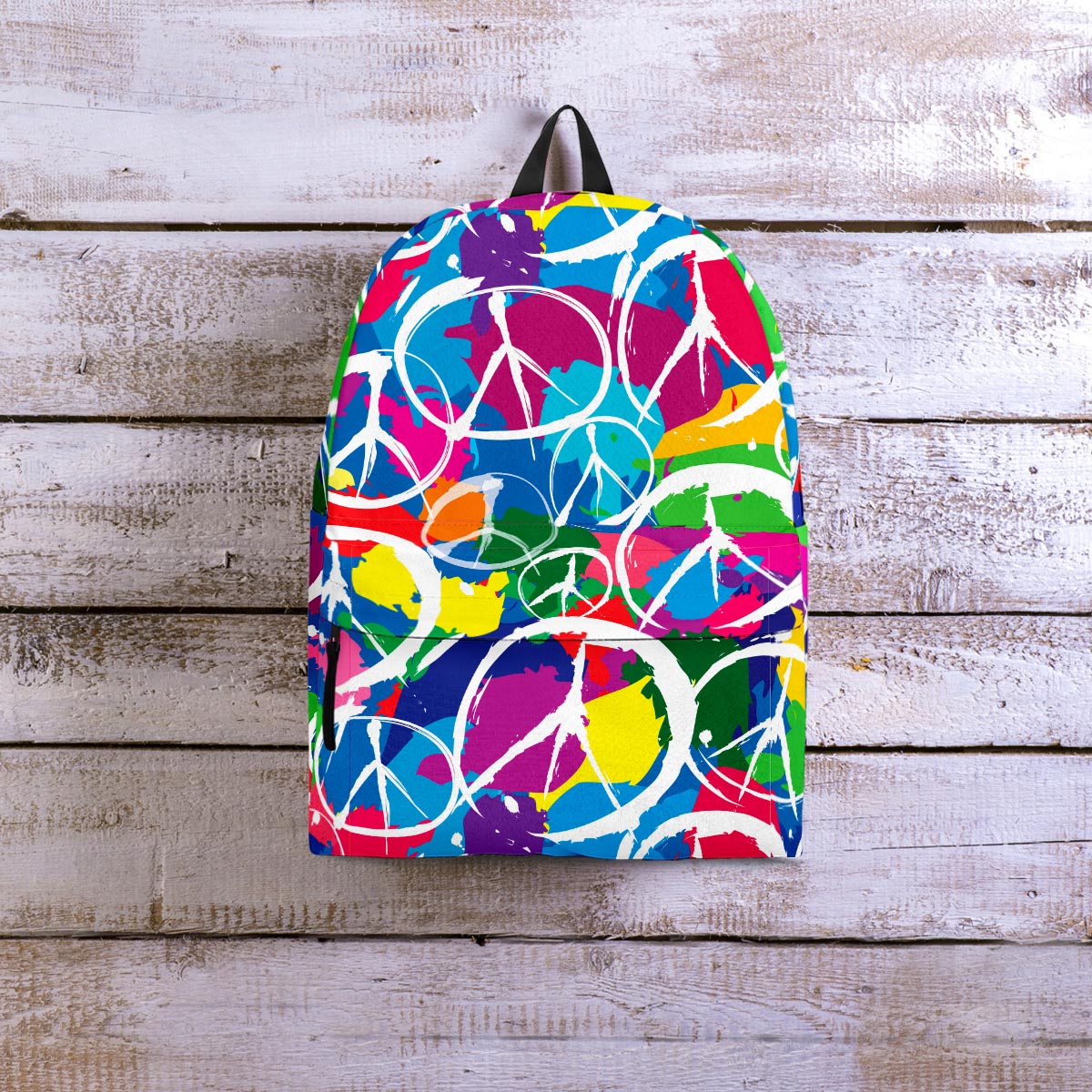 Colorful Hippie Backpack-grizzshop