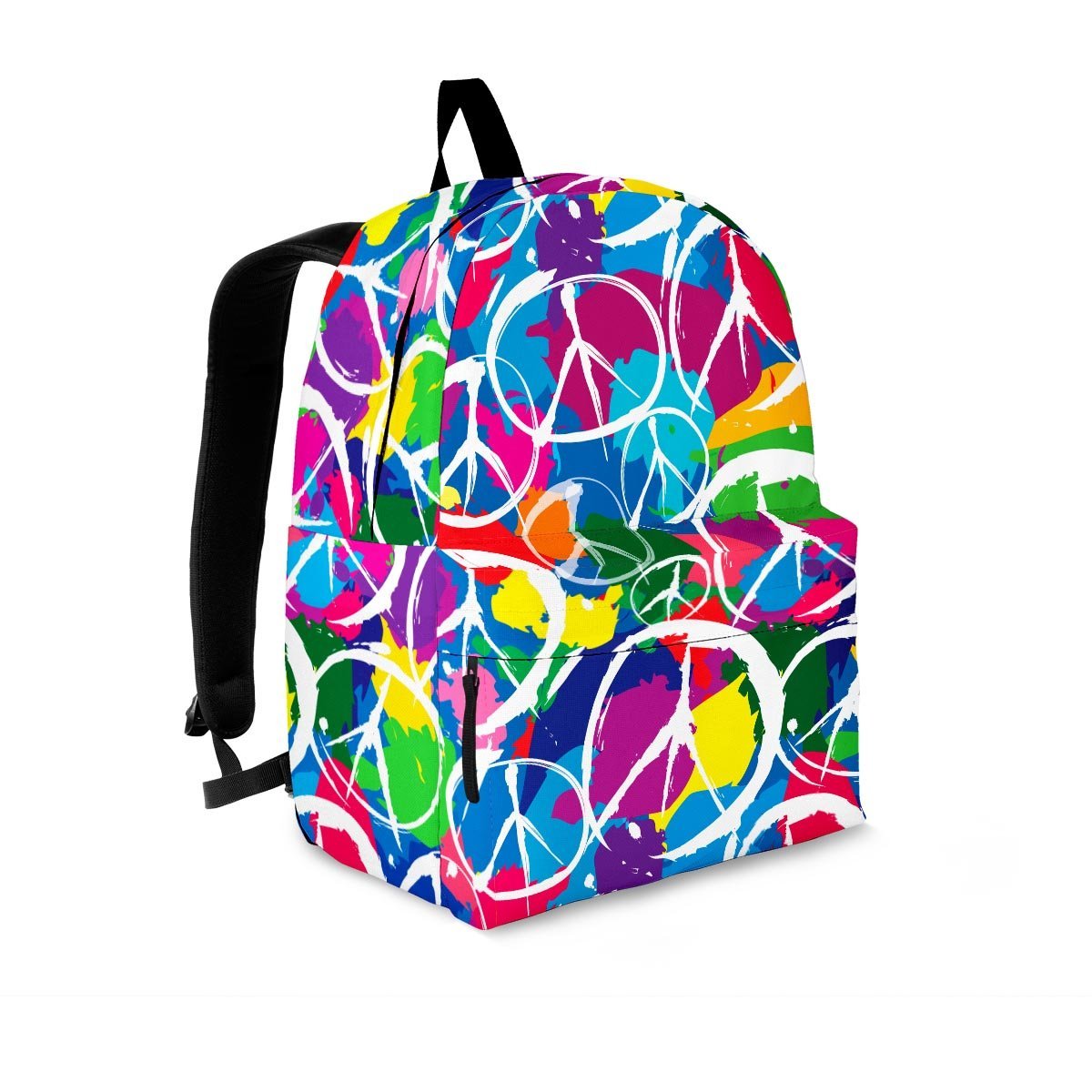 Colorful Hippie Backpack-grizzshop