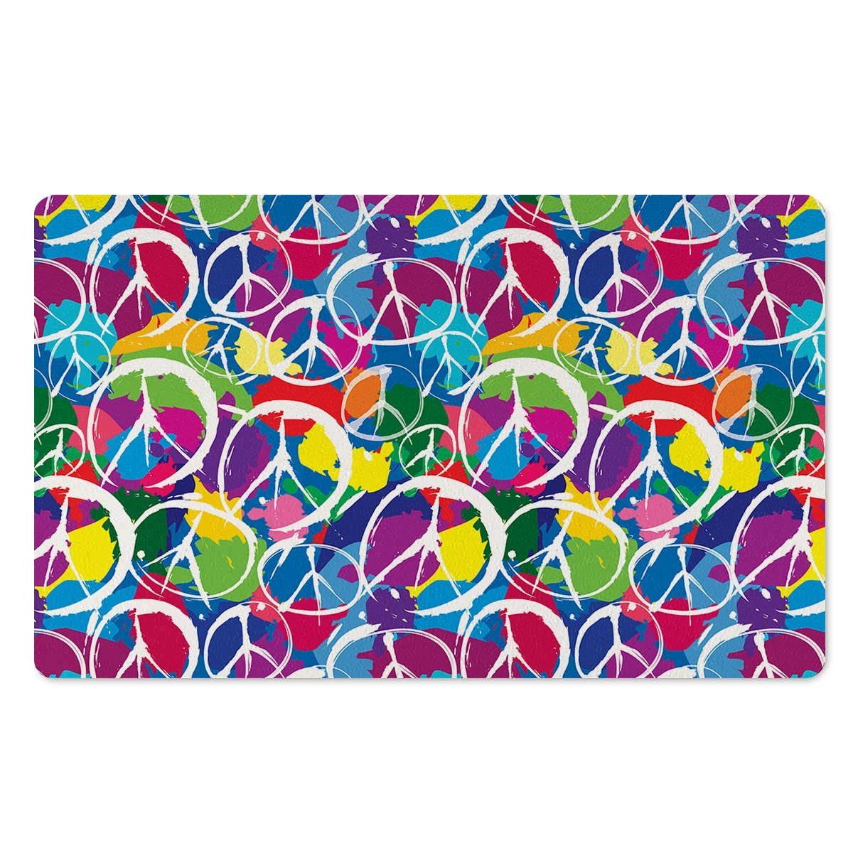 Colorful Hippie Door Mat-grizzshop