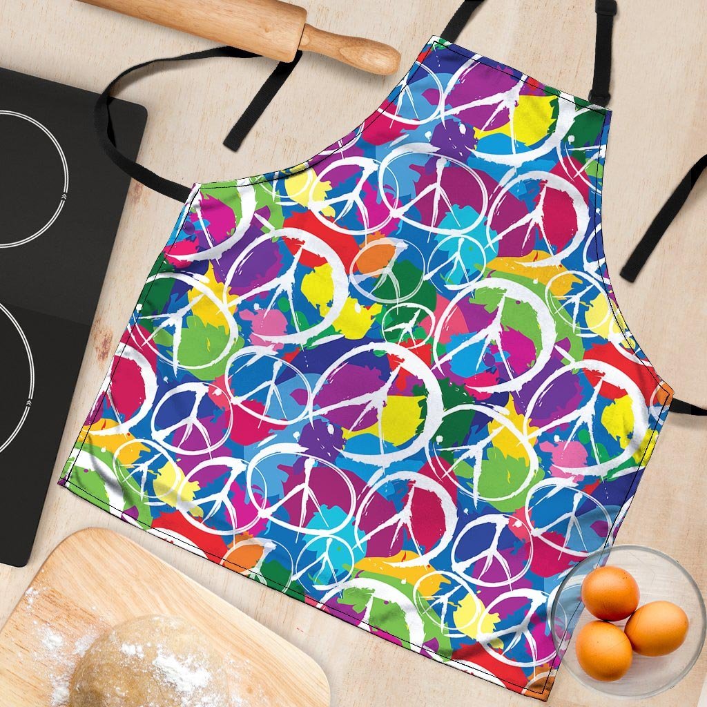 Colorful Hippie Women's Apron-grizzshop