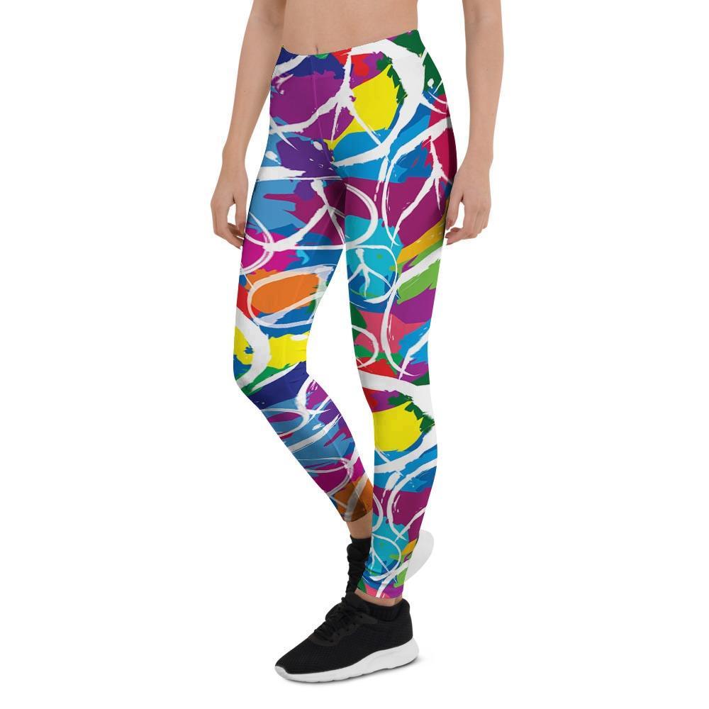 Colorful Hippie Women's Leggings-grizzshop