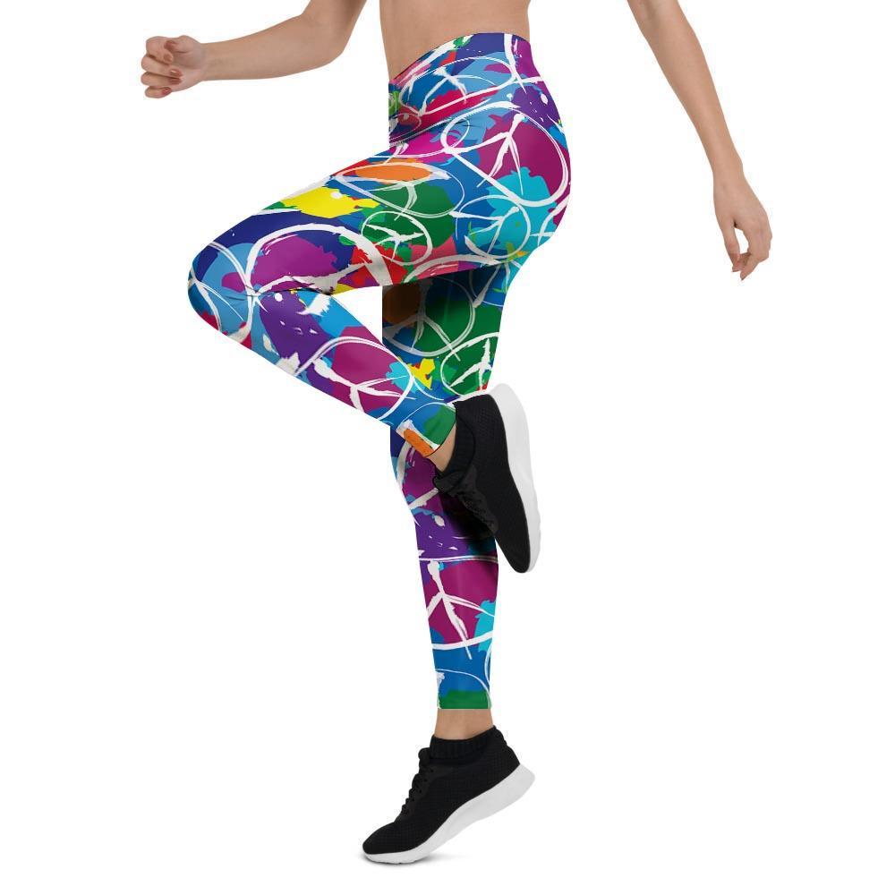 Colorful Hippie Women's Leggings-grizzshop