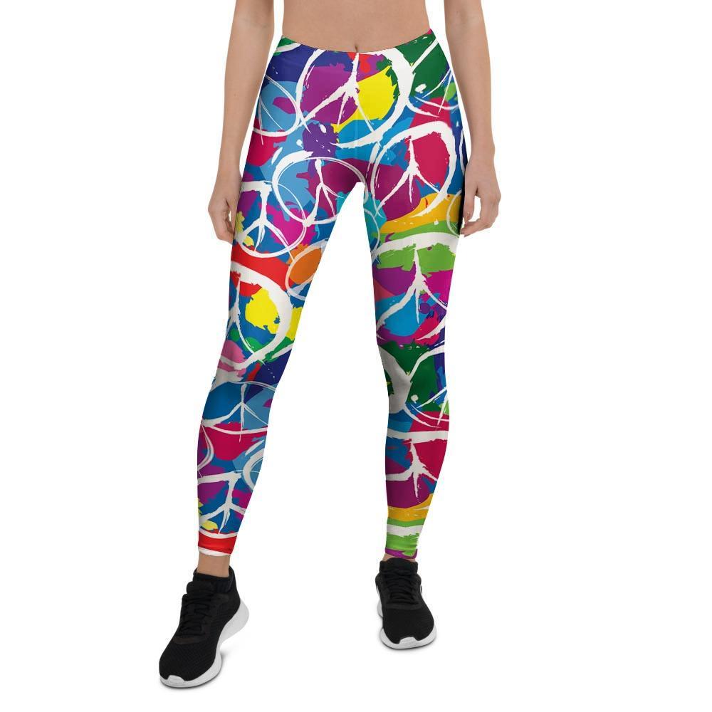 Colorful Hippie Women's Leggings-grizzshop