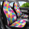 Load image into Gallery viewer, Colorful Kitten Cat Pattern Print Universal Fit Car Seat Cover-grizzshop