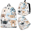 Colorful Koala Pattern Print Backpack-grizzshop