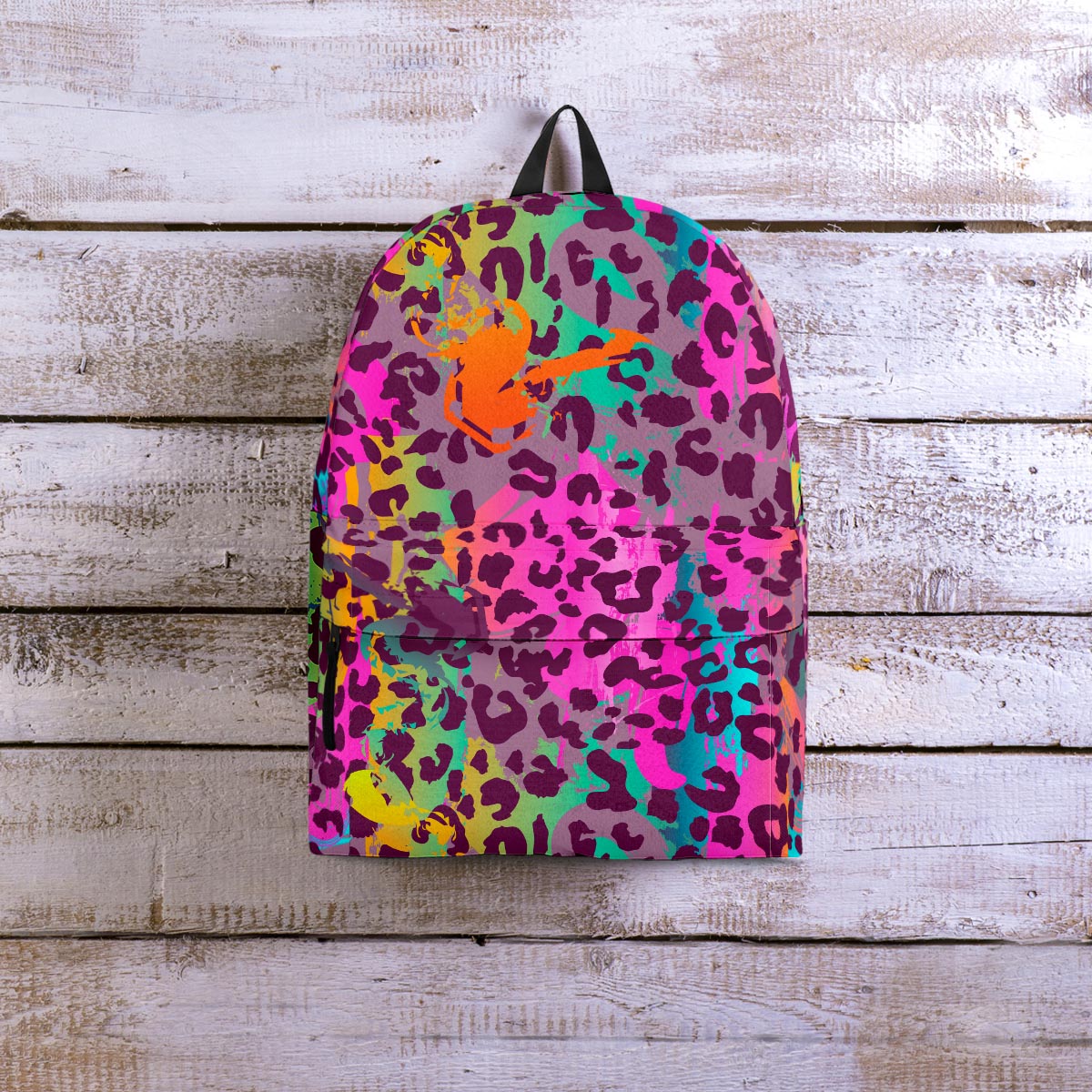 Colorful Leopard Backpack-grizzshop