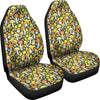 Colorful Mushroom Pattern Print Universal Fit Car Seat Cover-grizzshop