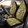 Colorful Mushroom Pattern Print Universal Fit Car Seat Cover-grizzshop