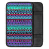 Colorful Neon Tribal Aztec Hand Drawn Car Console Cover-grizzshop