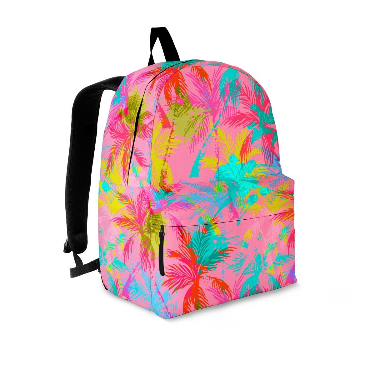 Colorful Palm Tree Hawaiian Print Backpack-grizzshop