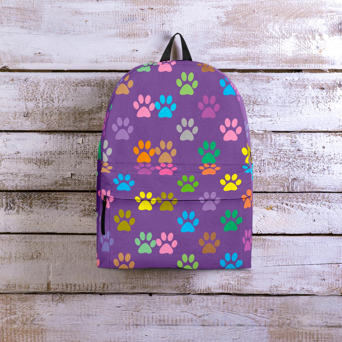 Colorful Paw Backpack-grizzshop